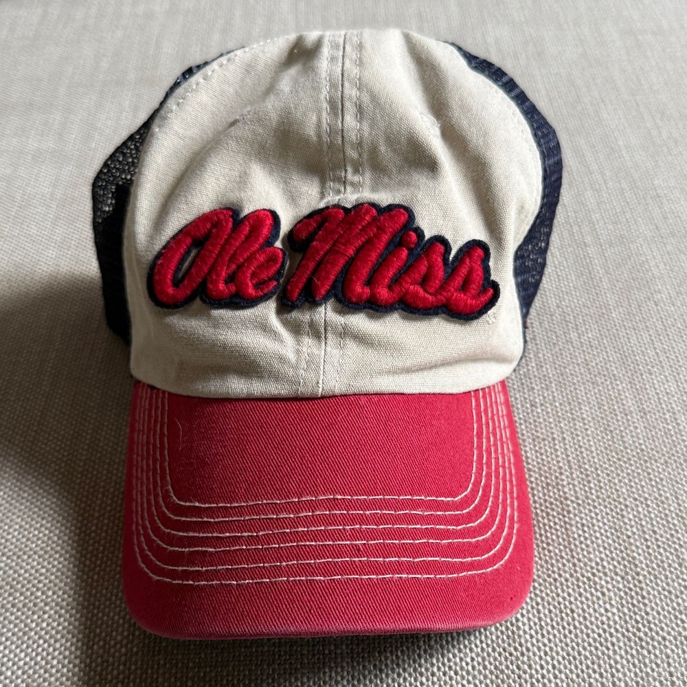47 Brand Ole Miss Cap - Red and Cream
